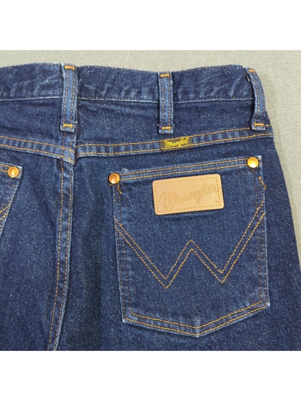 Wrangler VTG USA Jeans Men's 31x34 Fits 29x33 Blue 937STR Slim Fit Cowboy Rodeo